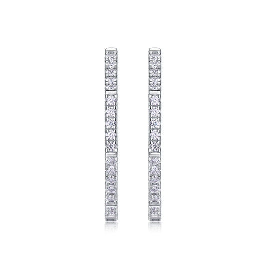 Modern Star Ring - Fashionable Earrings And Stud Jewelry Set With Moissanite S925 Sterling Silver And Platinum-plated Diamonds Weloria