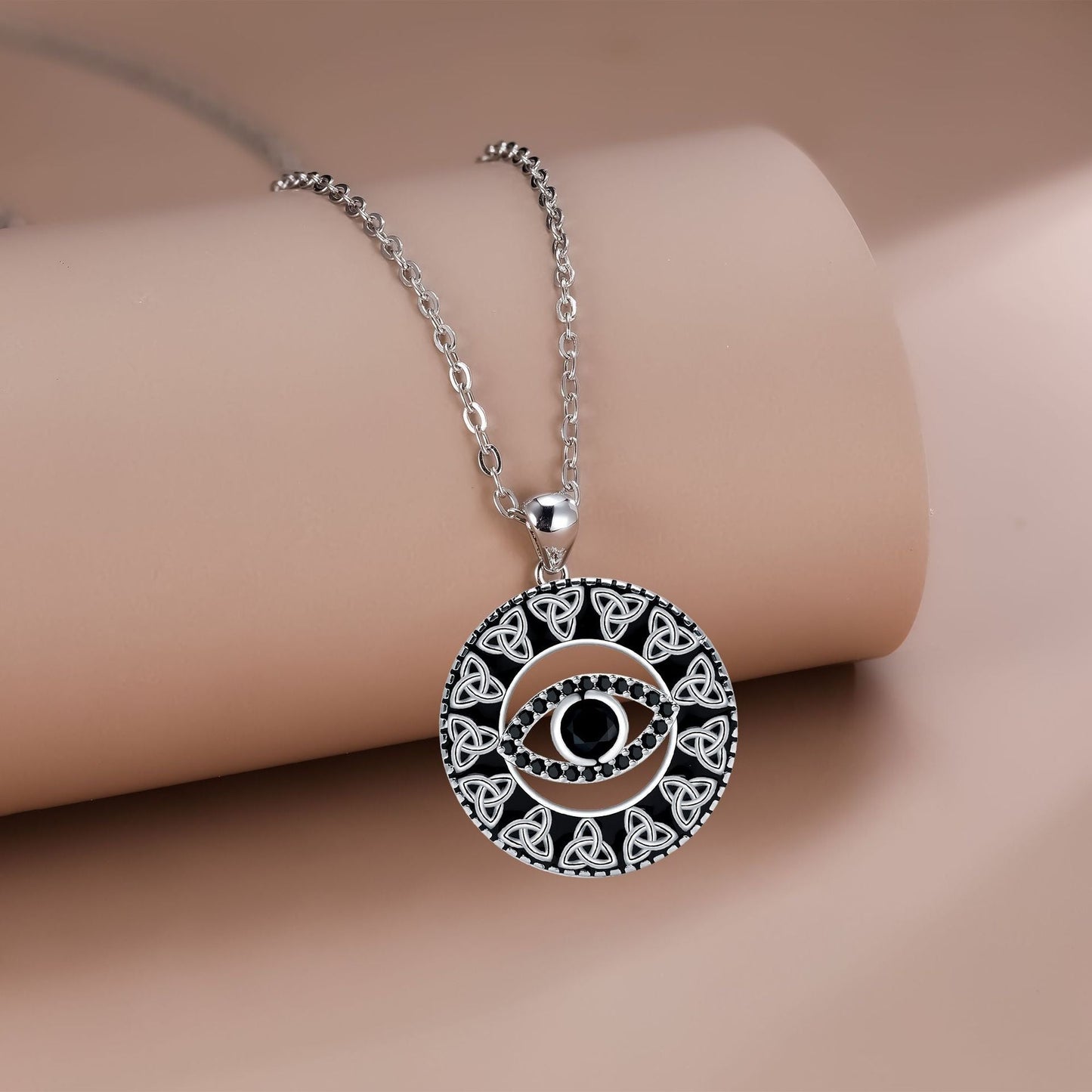 Devil's Eye Necklace Light Luxury Minority High Sense Weloria